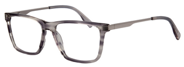 Safari Men Afro Motif Eyeglasses: Malik - Transparent - SpecSMART Eye Clinic (Diagonal View)